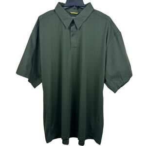 Men's First Tactical Green V2 Pro Performance Short Sleeve Cotton Trim Shirt 3XL